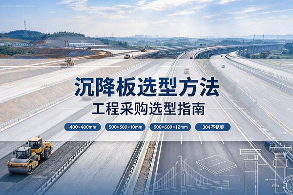 灌南沉降板选择方法