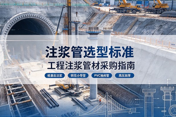 灌南注浆管选型标准