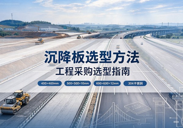 灌南沉降板选择方法